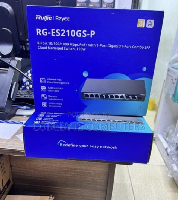 Ruijie Rg-es210gs-p Poe Switch 10-port Gigabit Managed