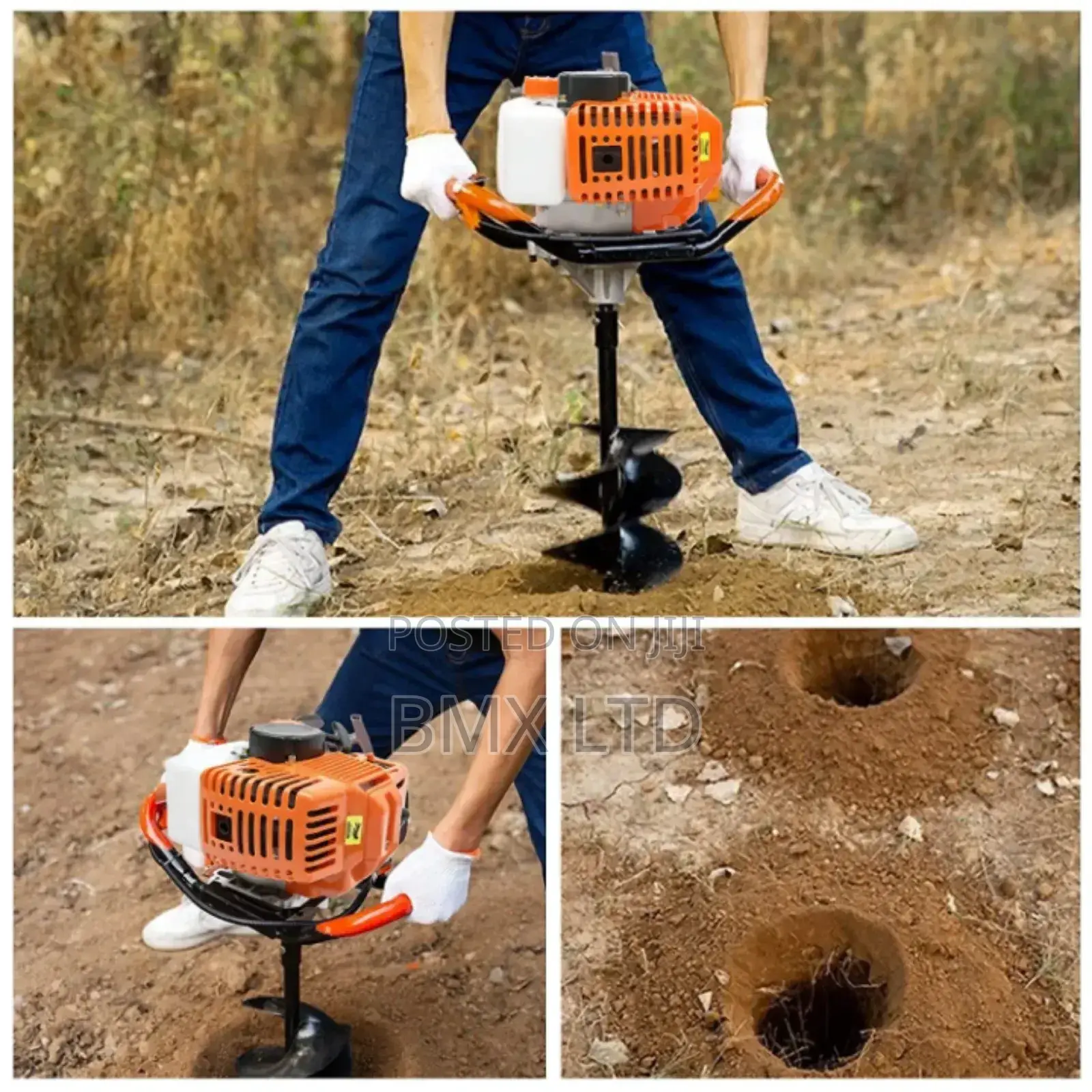 Efficient Soil Auger for Landscaping and Farm Digging