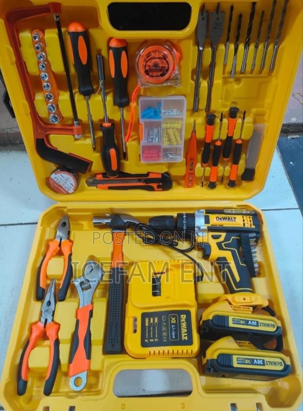 Dewalt Cordless Drill Set/36v Rechargeable Drill - main view