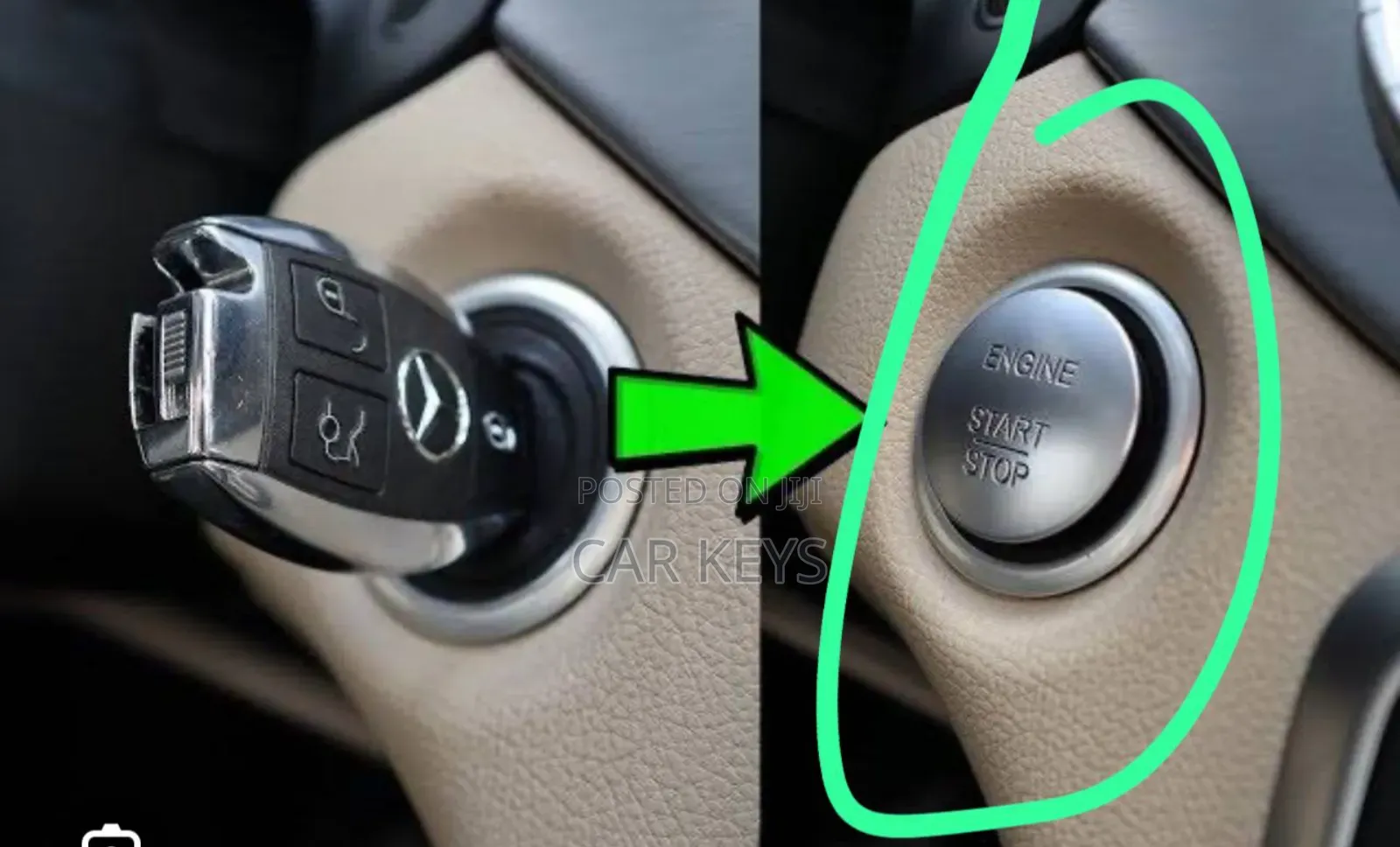 Mercedes Benz Push to Start Button Replacement