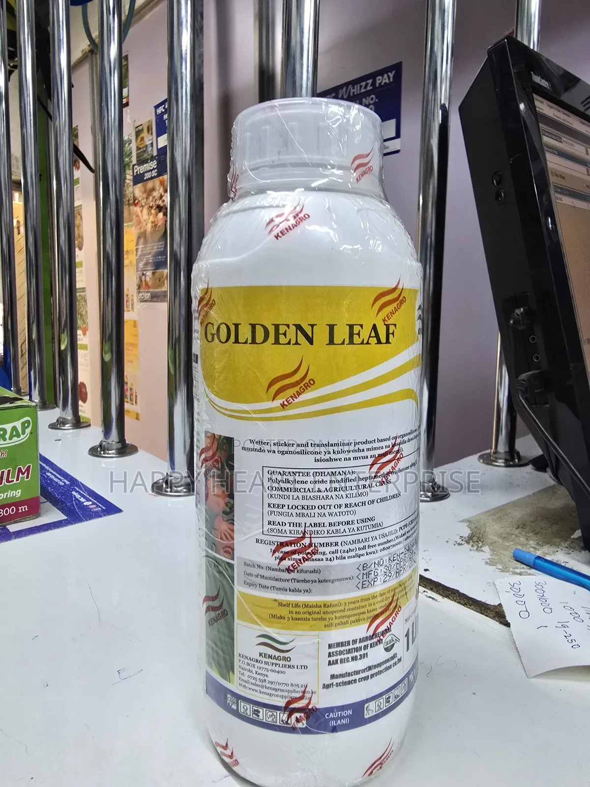 Golden Leaf Sticker/Wetter 1l