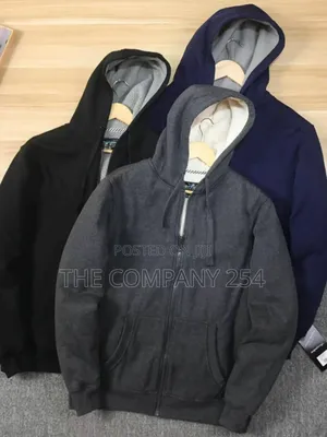 Quality Casual Fur Made Zipper Plain Hoodies Sweater