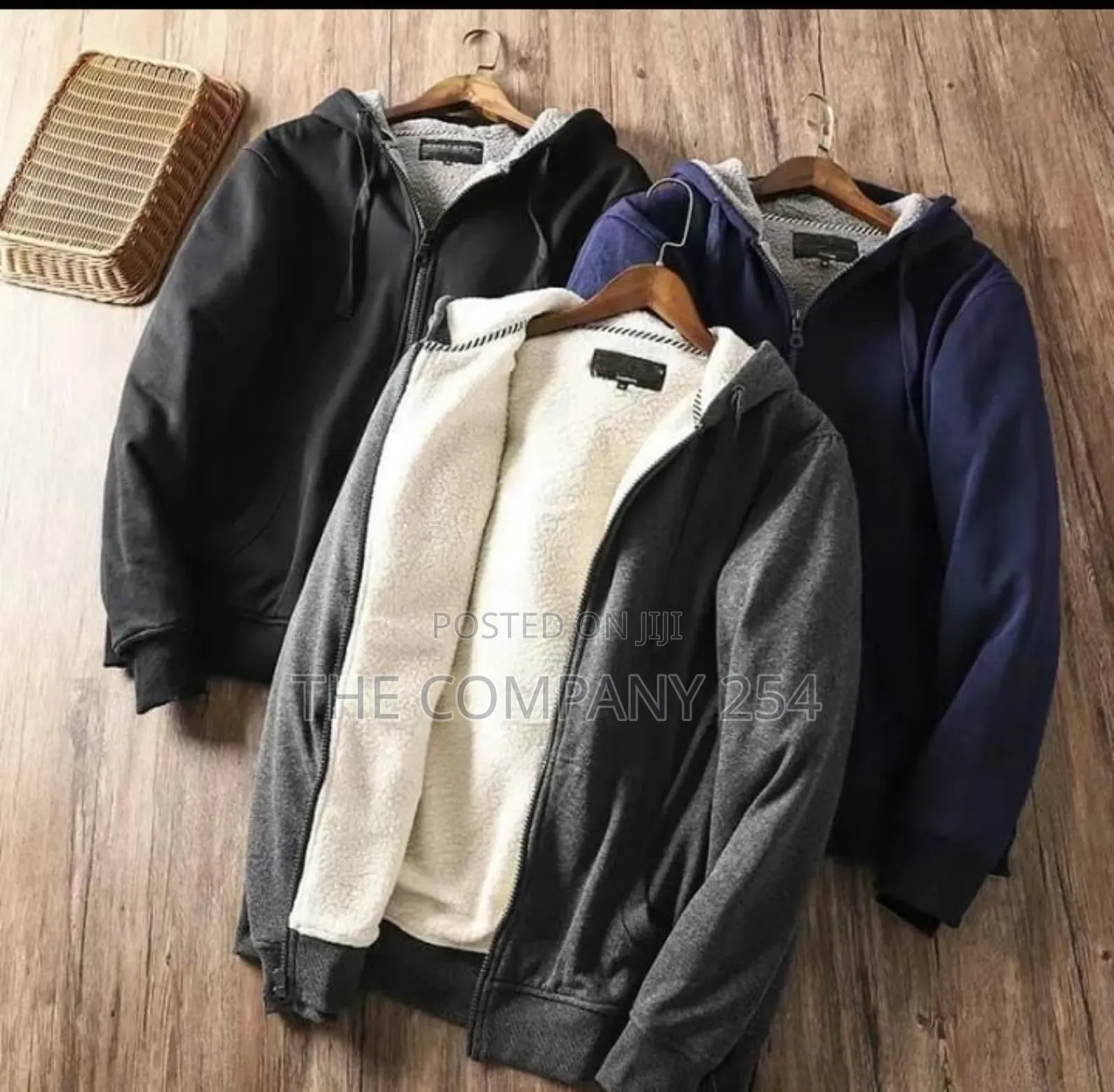 Quality Casual Fur Made Zipper Plain Hoodies Sweater