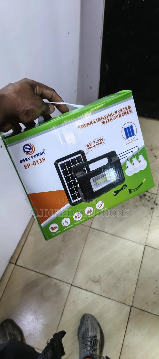 Solar Lighting System With Radio - main view