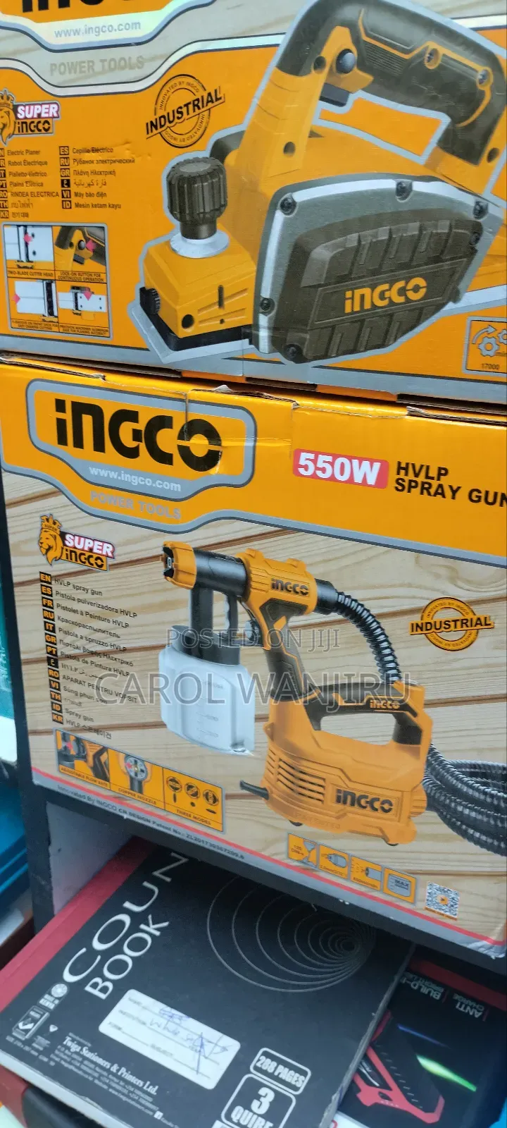Electric Ingco Spray Gun 550w / Ingco Spray Gun Machine