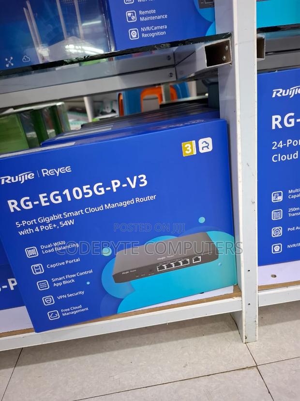 Ruijie Rg-eg105g-p-v3 5-port Gigabit Cloud Managed .