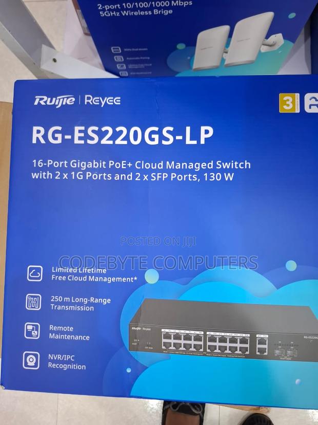 Rg-es220gs-p: 20-port Gigabit Smart Cloud-managed Poe Switch