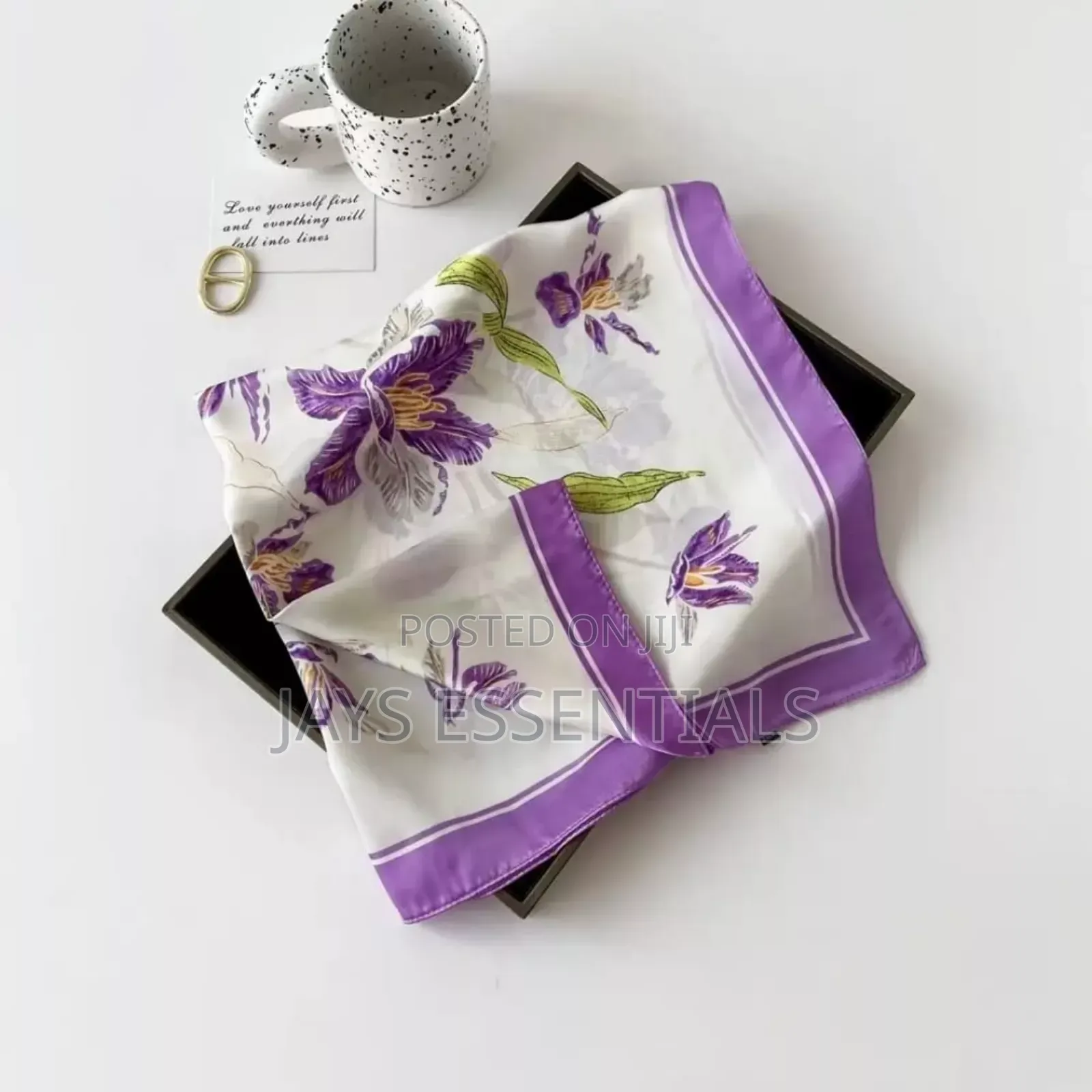 Multipurpose Square Silk Scarfs