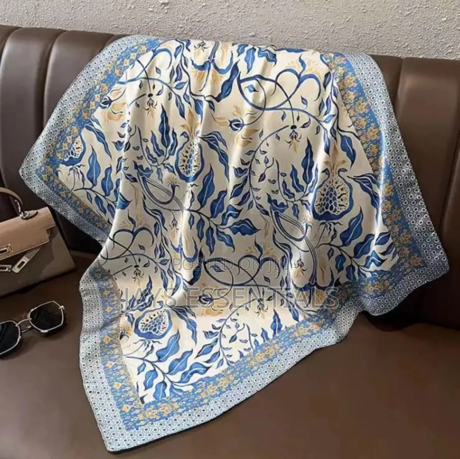 Multipurpose Square Silk Scarfs
