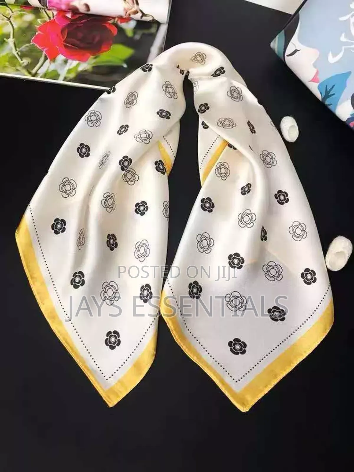 Multipurpose Square Silk Scarfs