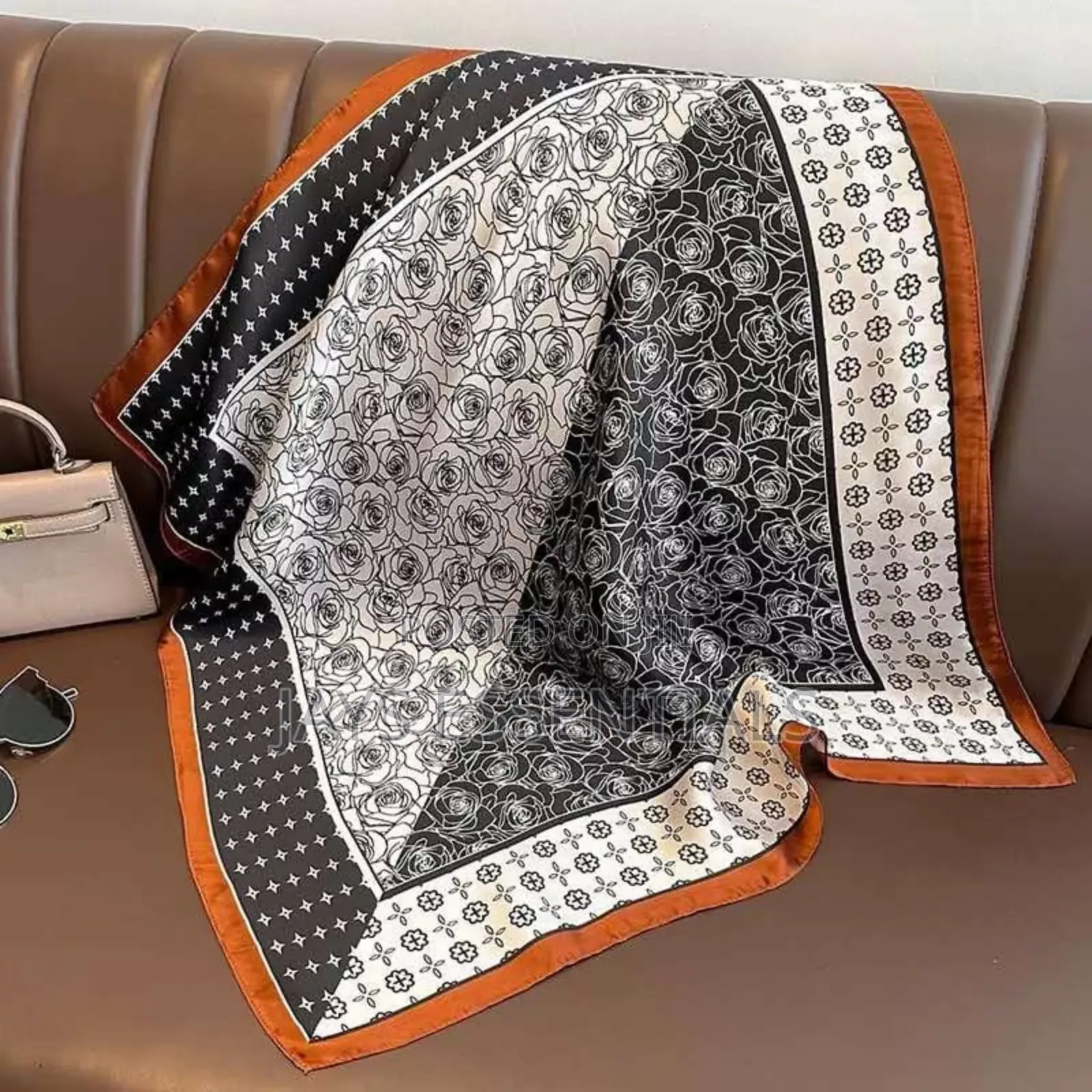 Multipurpose Square Silk Scarfs