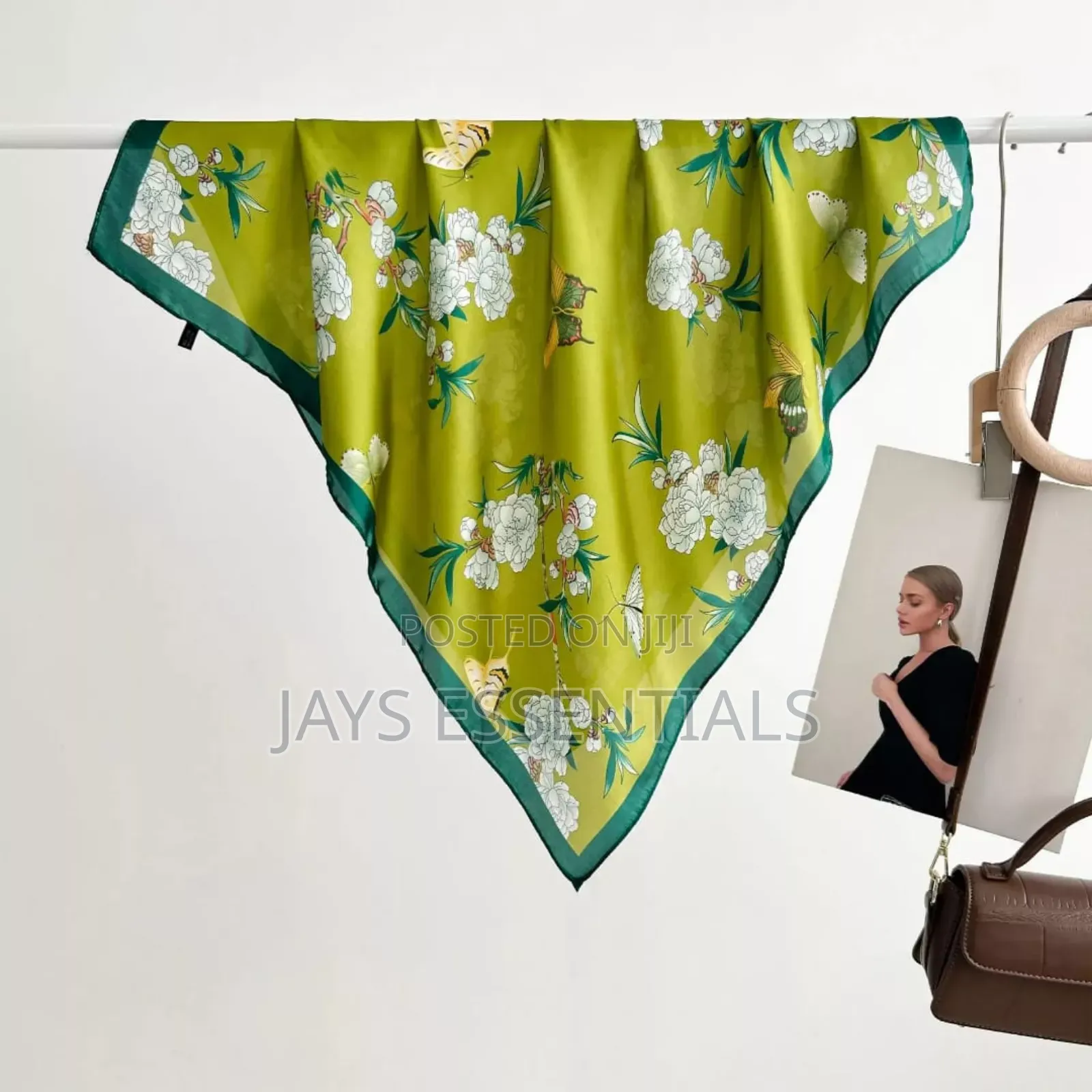 Multipurpose Square Silk Scarfs