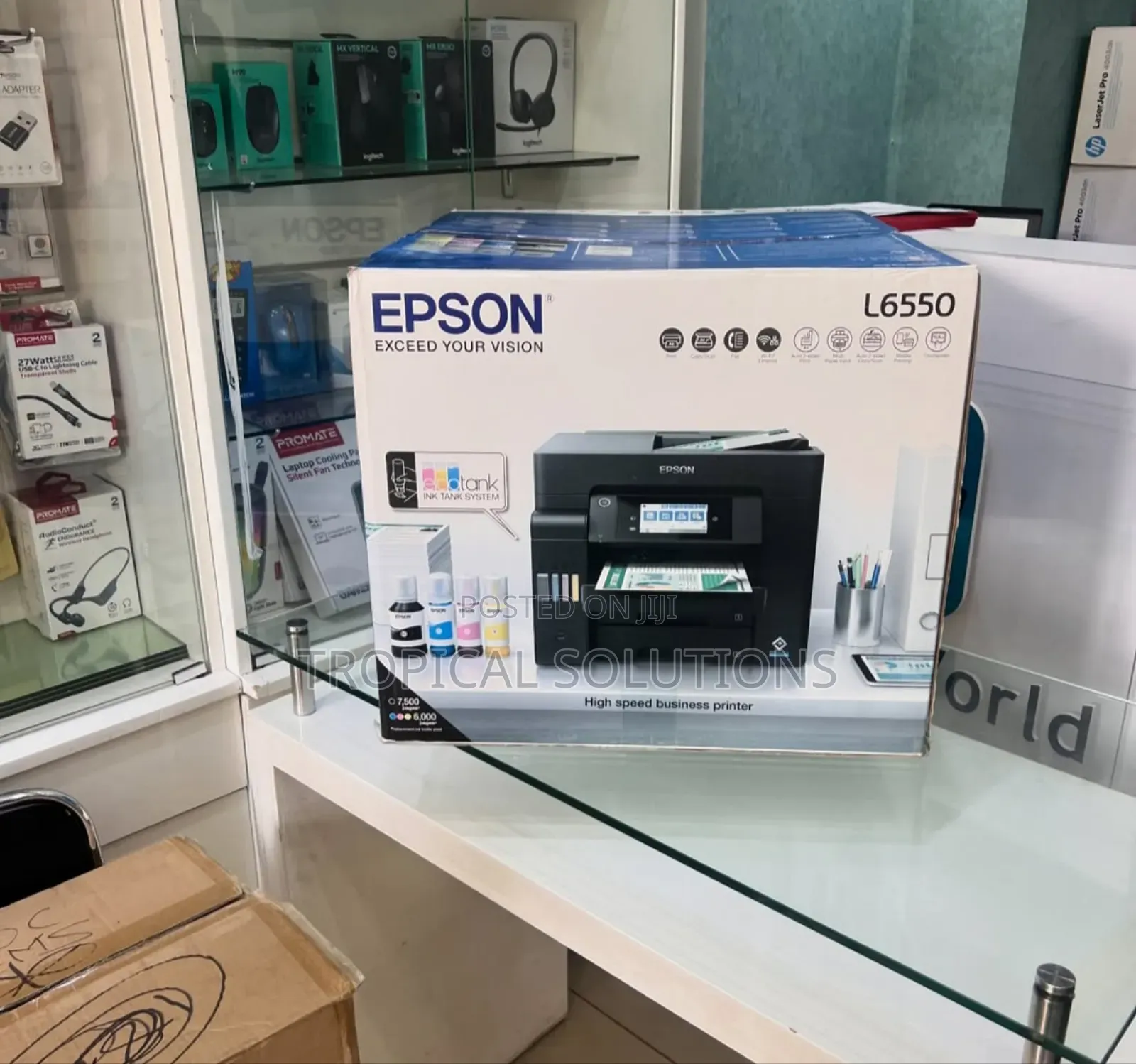 Epson L6550 Printer Ecotank A4 Colour Wifi Duplex L6550
