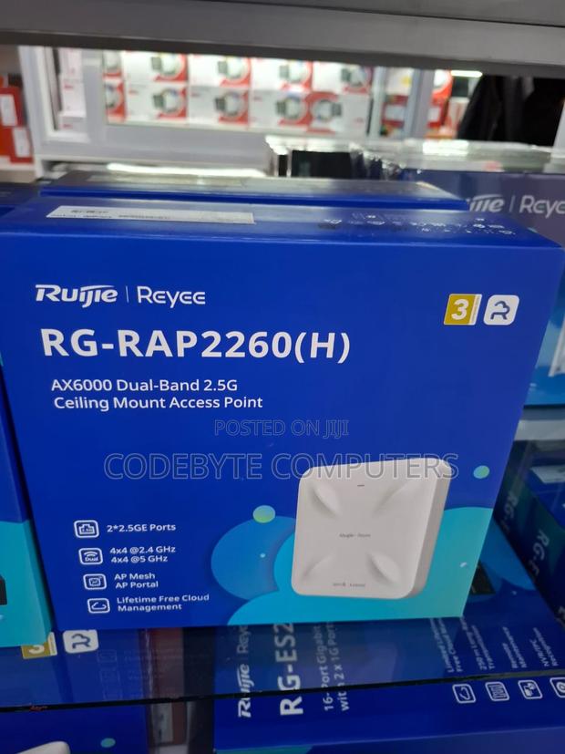 Rg-rap2260(H) Reyee Wi-fi 6 Ax6000 Ceiling Access Point - main view