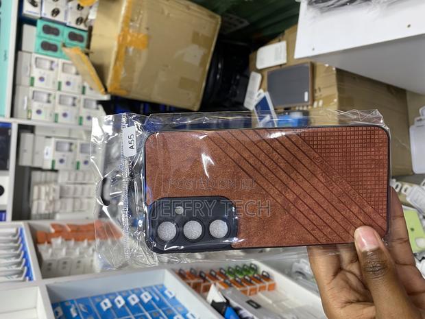 Phezeen Leather Back Cover for Samsung Galaxy A55 - main view