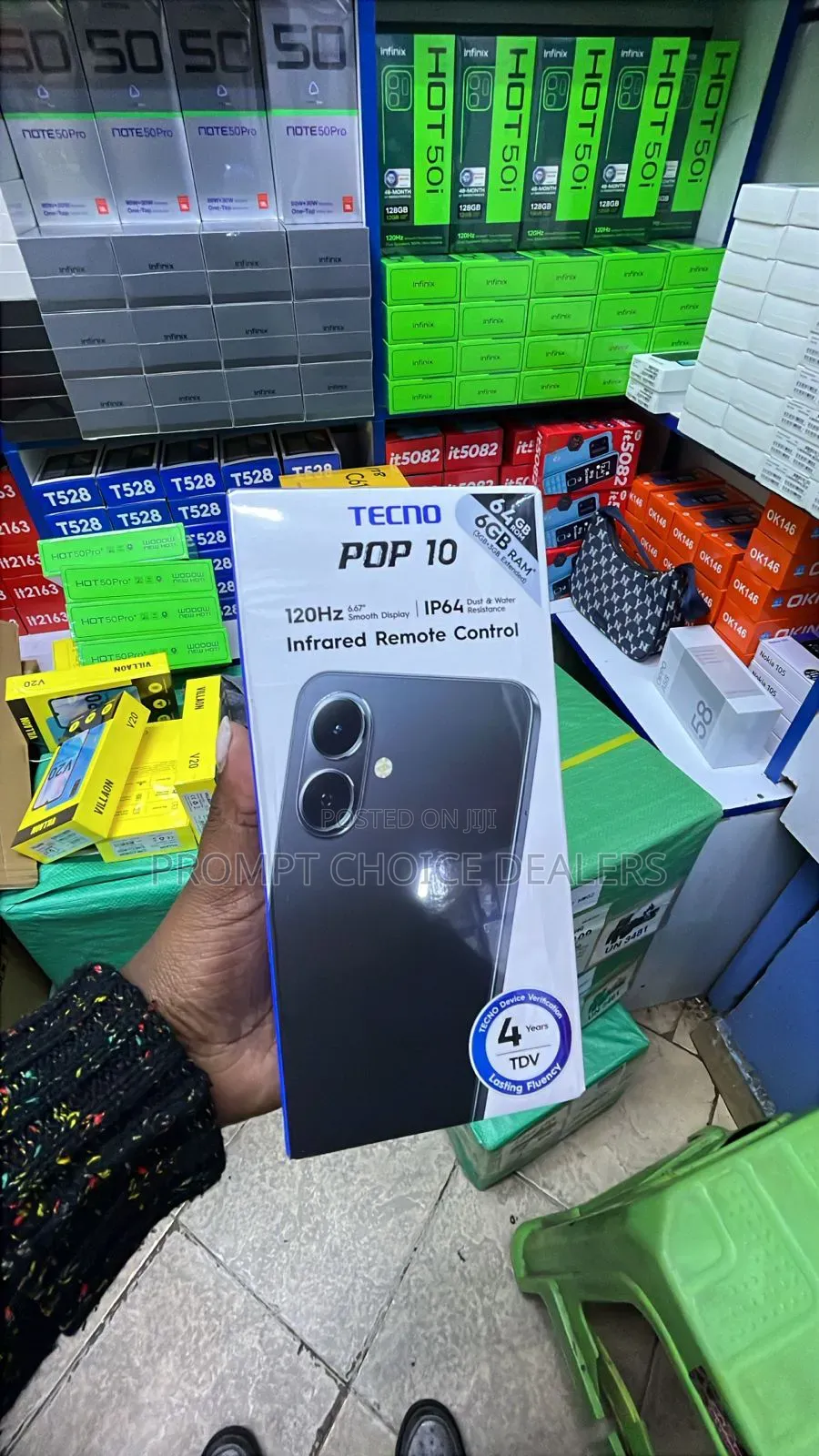 New Tecno Pop 10 64 GB Black