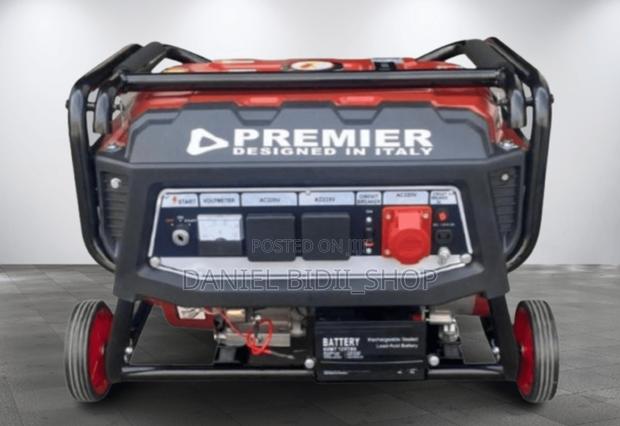 Premier 2.5kva Italy Petrol Generator Keystart With Wheels