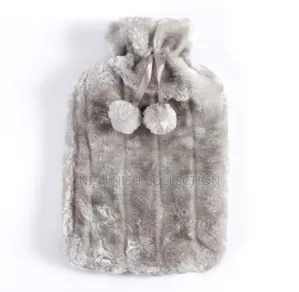 Hot Wa Bottle With Fleece Cover