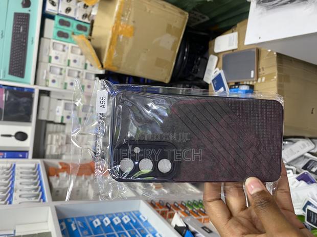 Lenuo Leather Back Cover for Samsung Galaxy A55 - main view