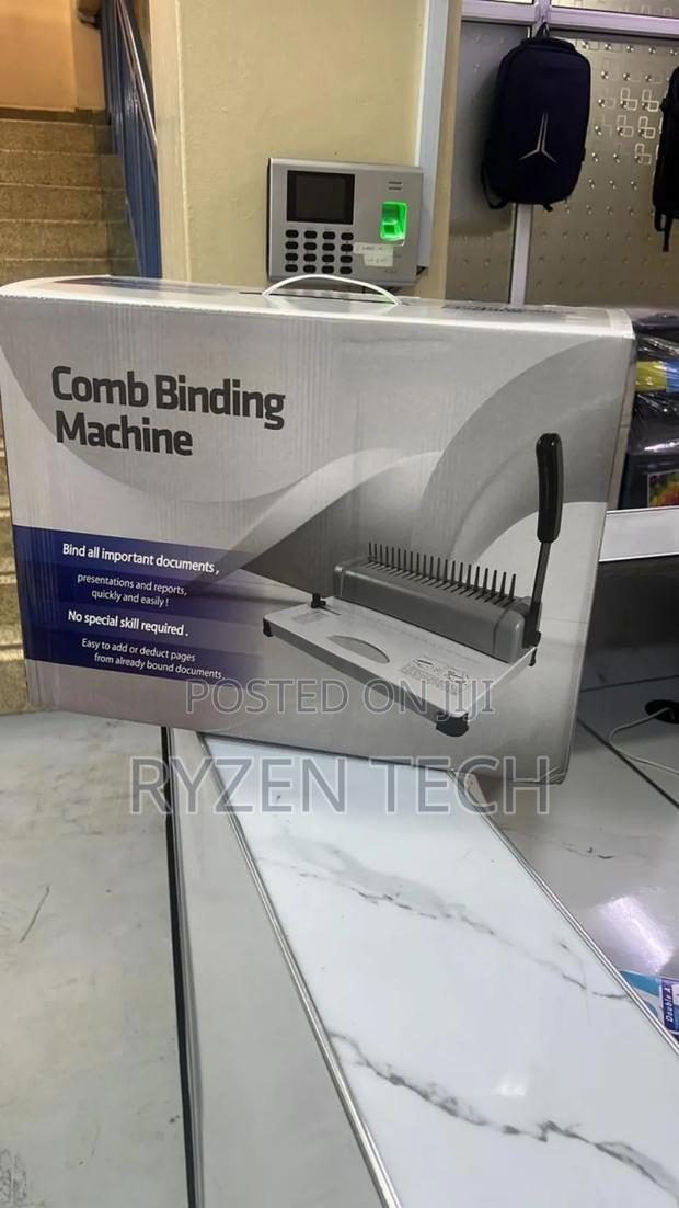 Comb Binding Machine - main view
