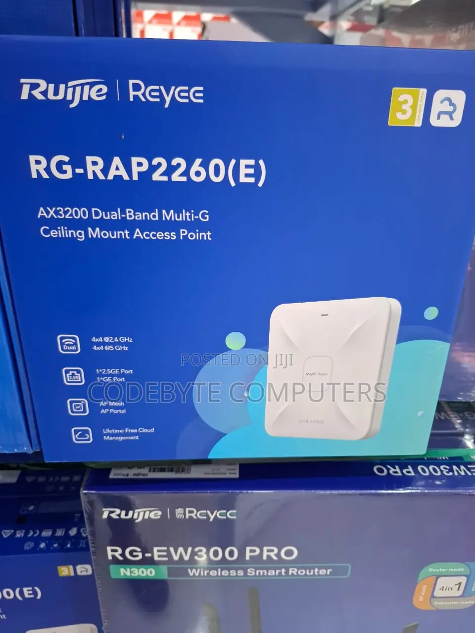 Rg-rap2260(E) Reyee Wi-fi 6 Ax3200 Ceiling Access Point
