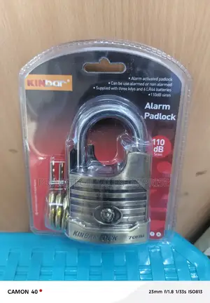 Alarm Padlocks -Kinbar Alarm 70mm
