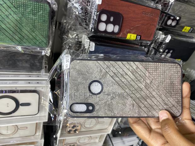 Shiyena Huawei Y7 2019 Cellphone Leather Back Case - thumbnail 2