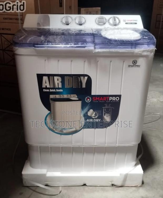 Smart Pro Washing Machine 10kgs Twin Tub, White/Grey