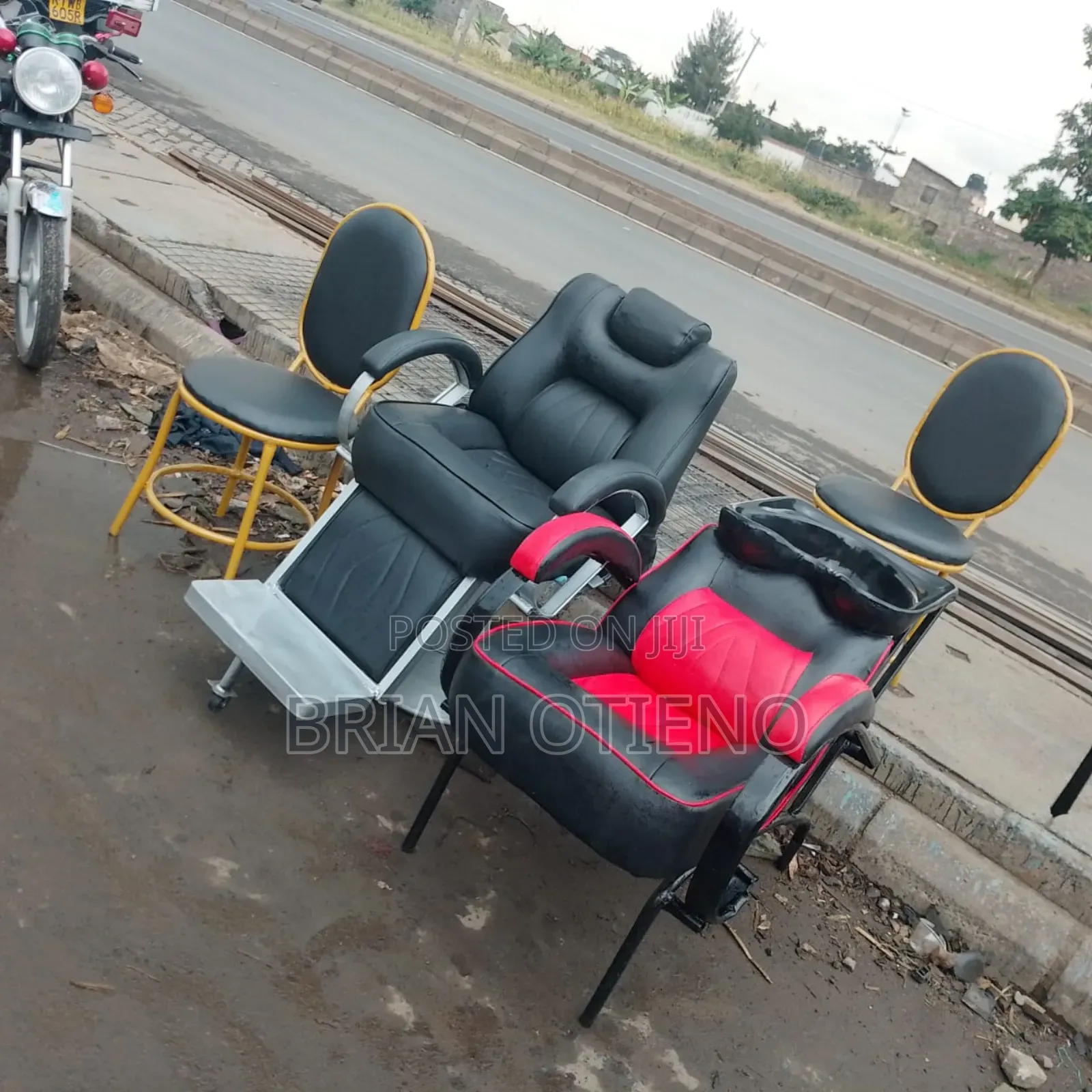 % Barber Classic Chairs and Sink