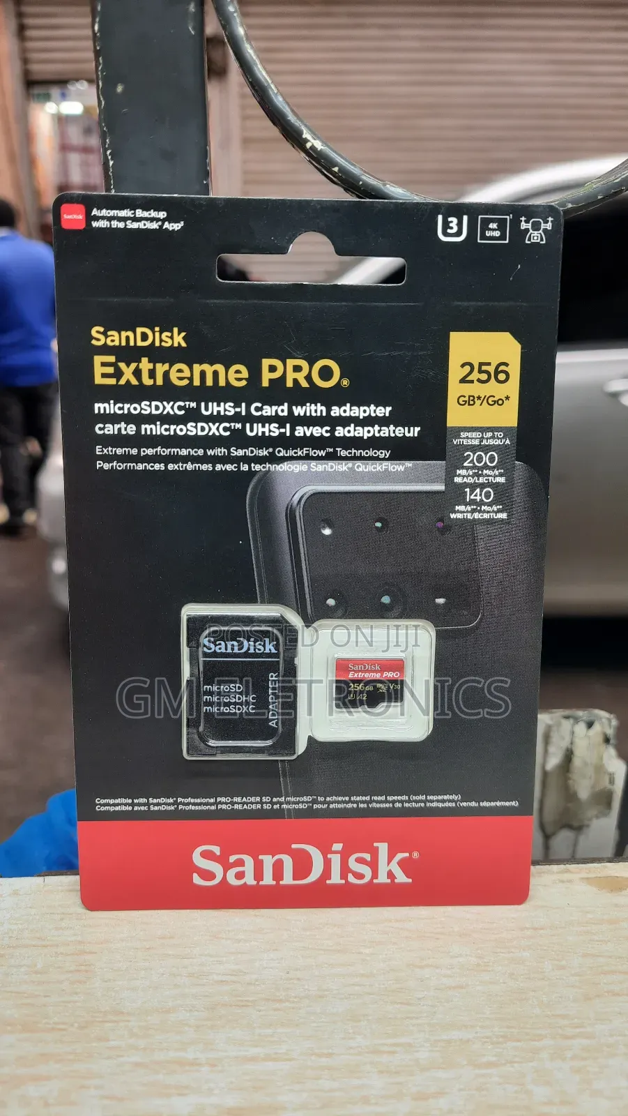 Original 256gb Microsd Extreme Pro- Class10.
