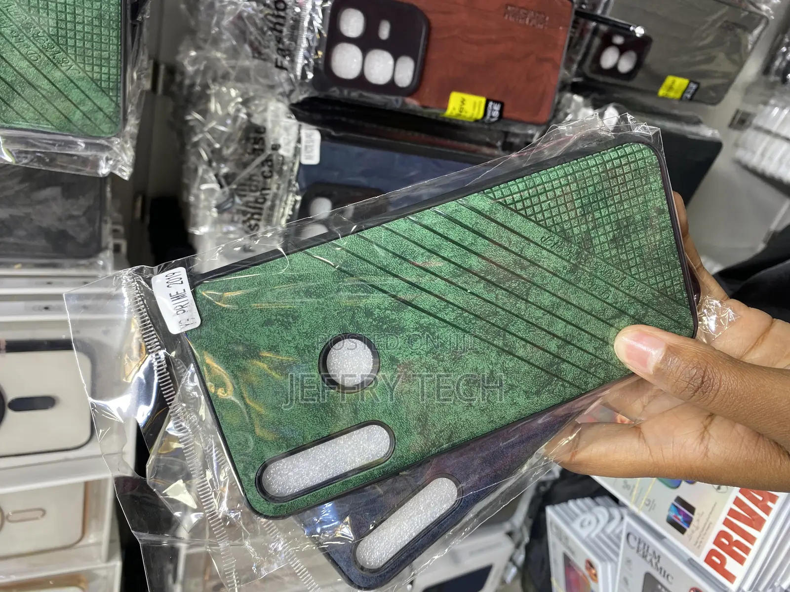 Lustree Huawei Y9 Prime 2019 Leather Back Case