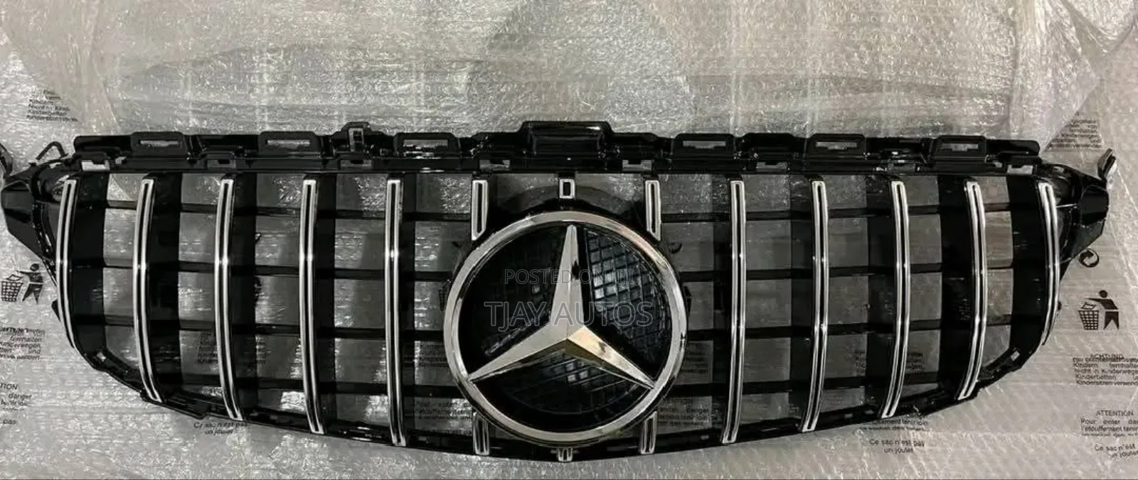 Mercedes Benz W205 Bonnet Grille Gt Style