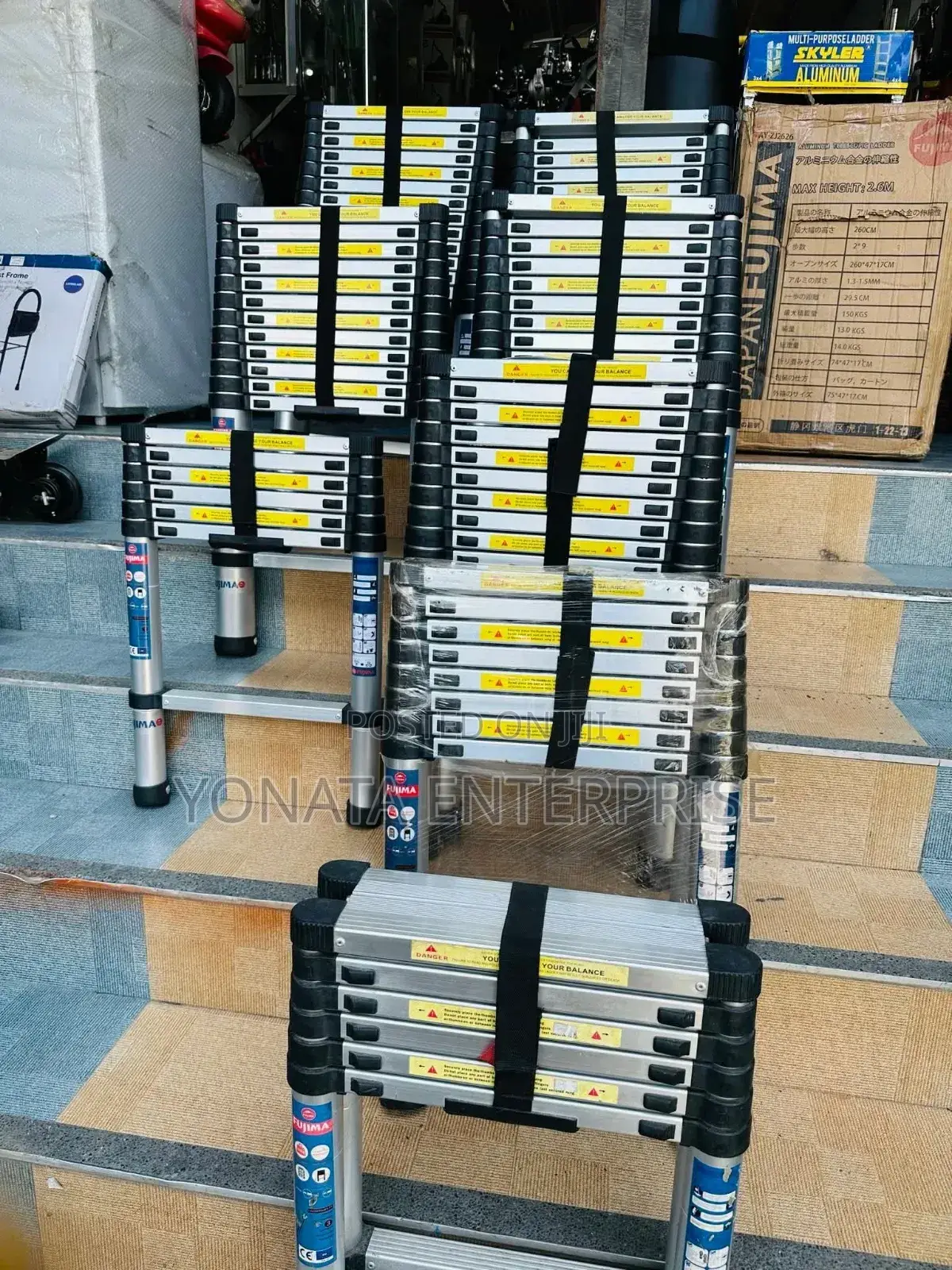 Telescopic Ladder 7 Steps (2.0m)