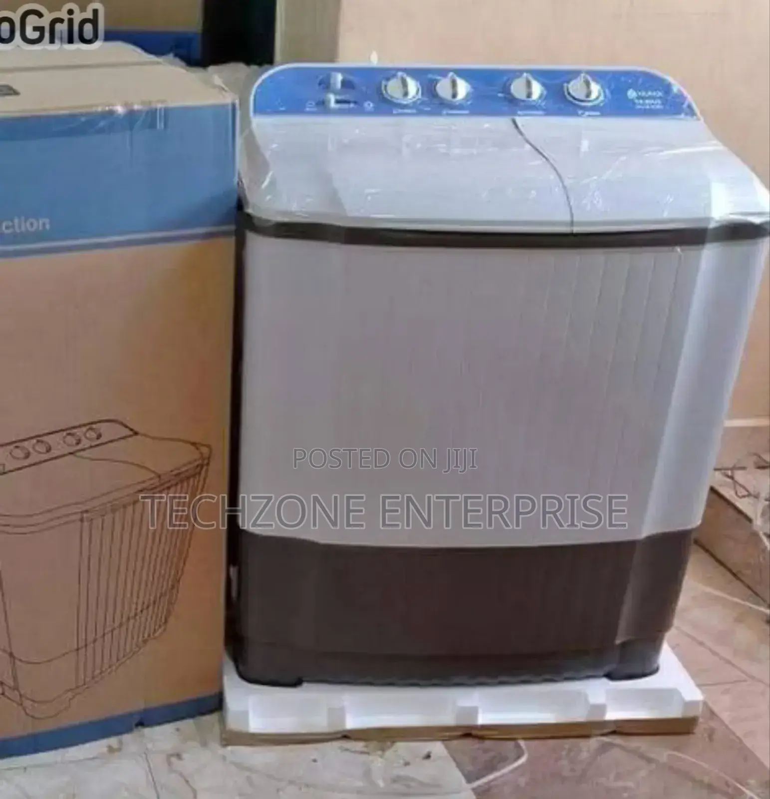 Nunix Nu75-2001 7.5kg Twintub Washing Machine,Semi Automatic
