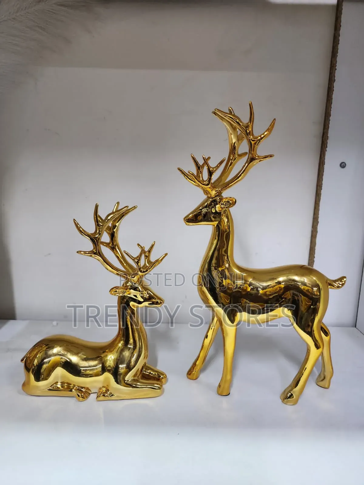 Gold Electroplated Deers