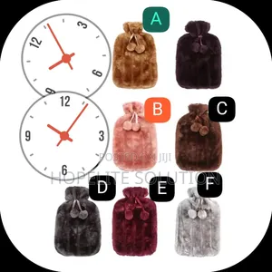 Hot Water Bottle With Fleece Cover
