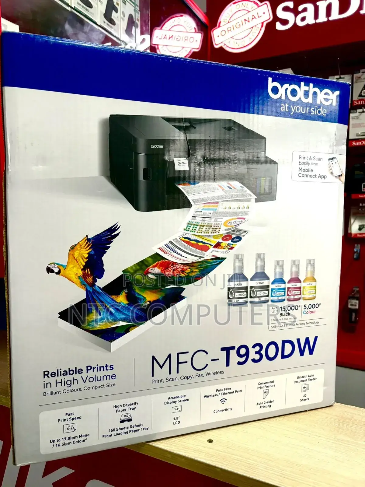 Brother DCP-T930dw Ink Tank Printer