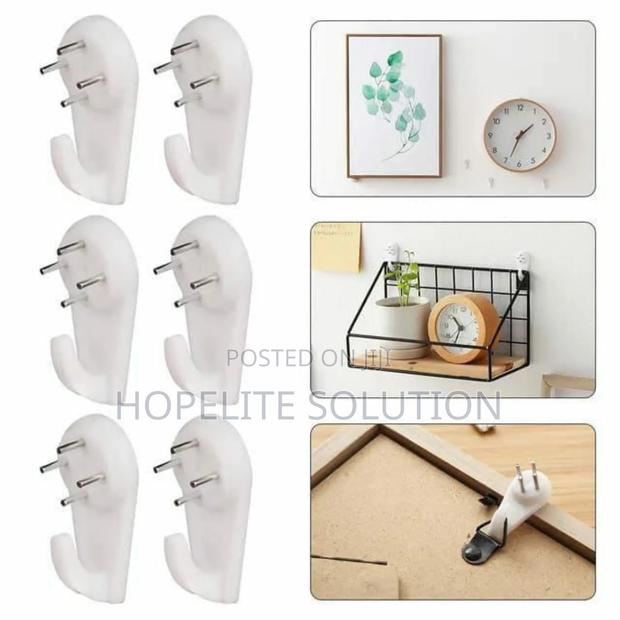 White Hook Needle Like 10pcs
