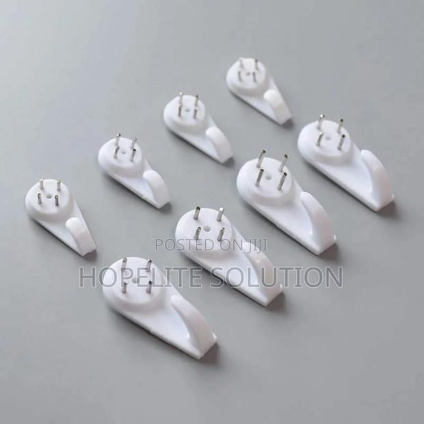 White Hook Needle Like 10pcs - thumbnail 2
