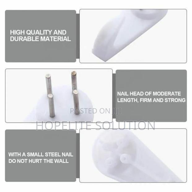 White Hook Needle Like 10pcs - thumbnail 5