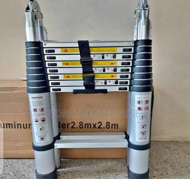 Double Function Telescopic Ladder 9+9 Steps (5.60m) - thumbnail 2