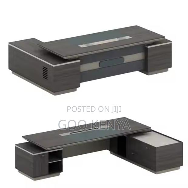 Office Desk ;1.8mete Stylish L-Shaped Executive Office Desk - thumbnail 2