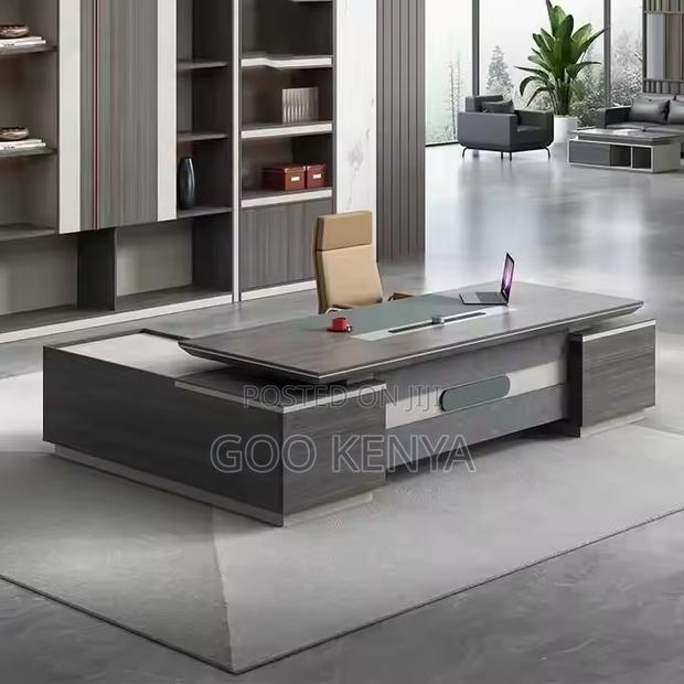 Office Desk ;1.8mete Stylish L-Shaped Executive Office Desk - thumbnail 4
