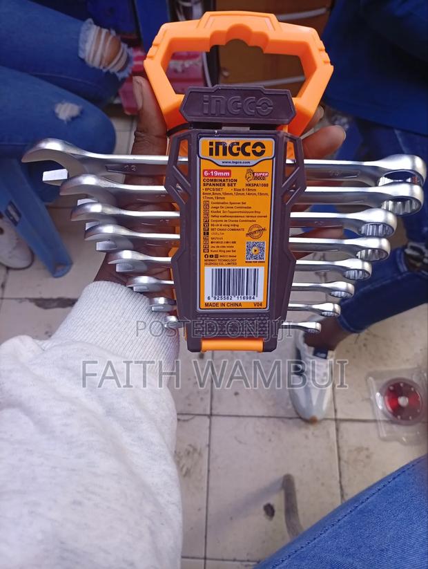 Quality 8 Piece Combination Spanner Set/Spanner Set - main view