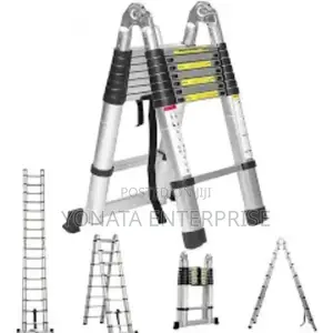 Dual Telescopic Ladder 10+10 Steps (6.2m)