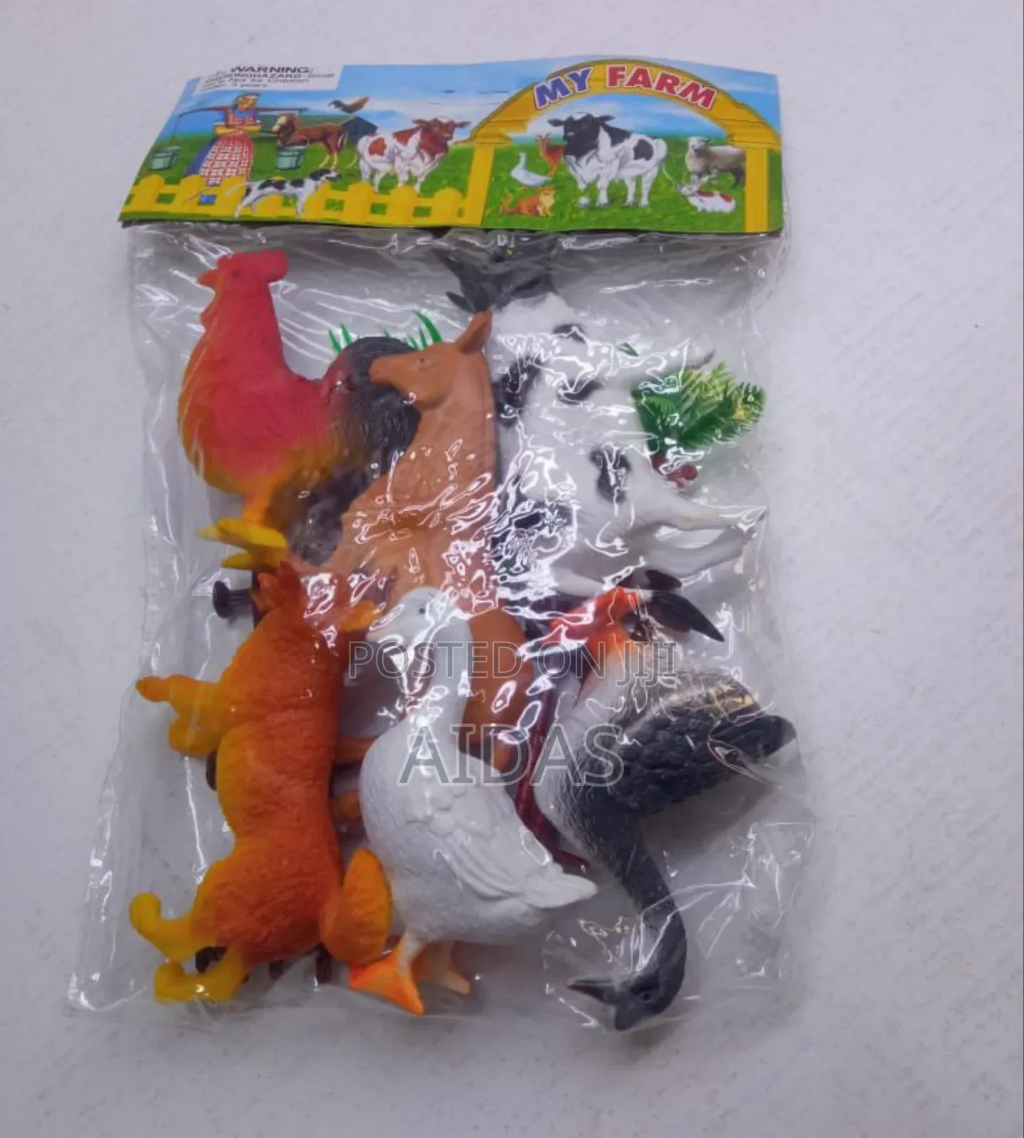6 Pieces Domestic and Wild Animal Toys