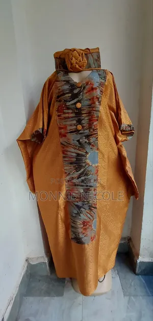 Stylish Ankara Design With Headgear