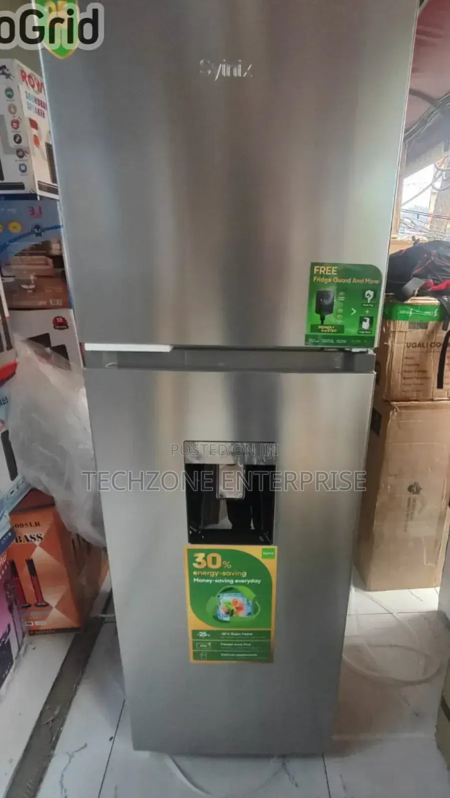 Syinix Refrigerator 257l With Water Dispenser No Frost 