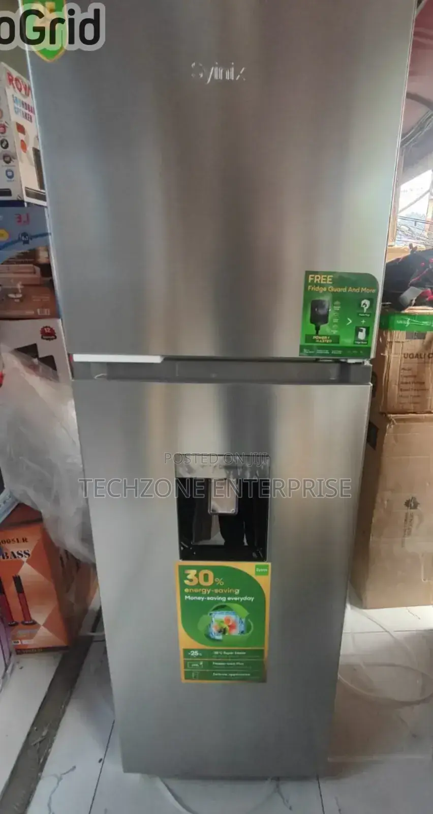 Syinix 257l Water Dispenser Fridge Inbuilt Fridge Guard