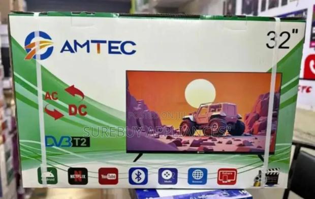 Amtec Bluetooth Enabled Smart Android Tv, Ac/Dc 32" Inch - main view
